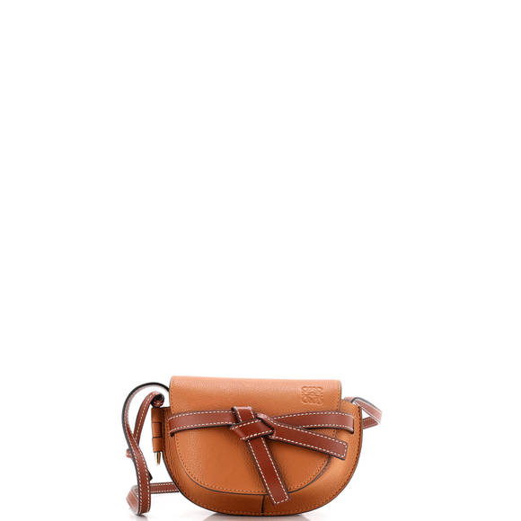 Loewe Mini Gate Shoulder Bag Leather - Picture 1 of 5
